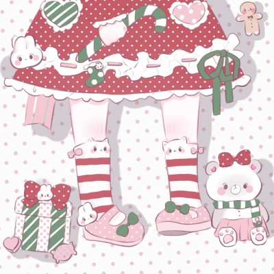 可爱的卡通头像女生呆萌