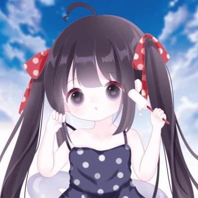 可爱的卡通头像女生呆萌