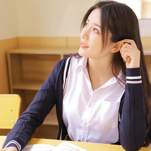 青春校园风清纯女生头像图片