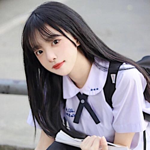 青春校园风清纯女生头像图片