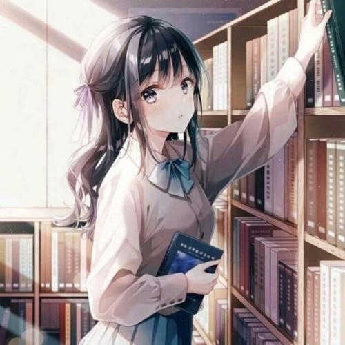 青春校园风清纯女生头像图片