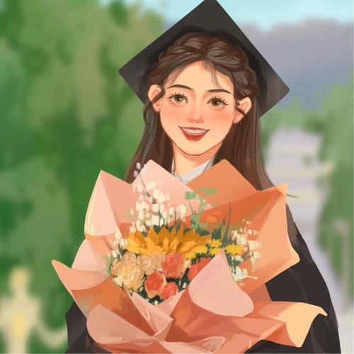 青春校园风清纯女生头像图片
