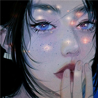 星河璀璨的女生头像