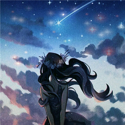 星河璀璨的女生头像