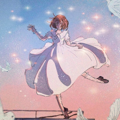 星河璀璨的女生头像