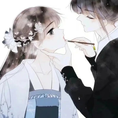 古风侠客情侣头像