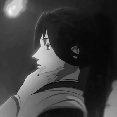 古风情侣头像黑白侠客高清图片