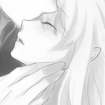 古风情侣头像黑白侠客高清图片