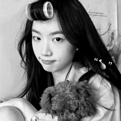 微信高清女黑白头像真人