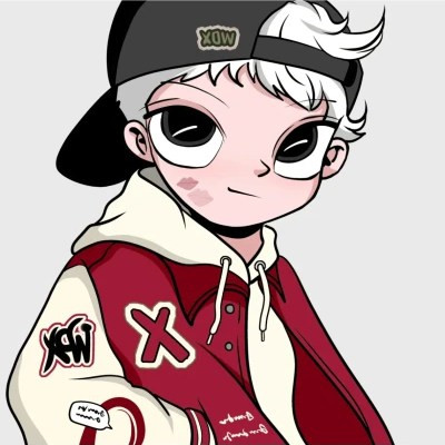 一男一女沃克星情侣头像情头动漫