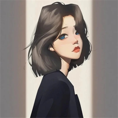 酷女生头像高级质感漫画
