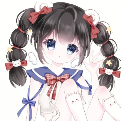 闺蜜团头8人可爱动漫