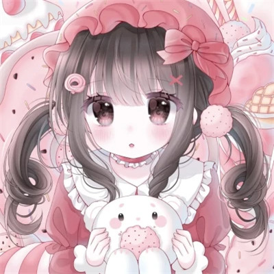甜美少女可爱萌头像动漫