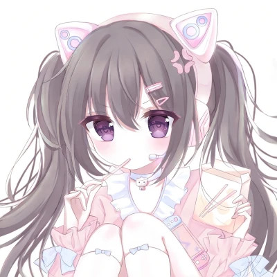 甜美少女可爱萌头像动漫
