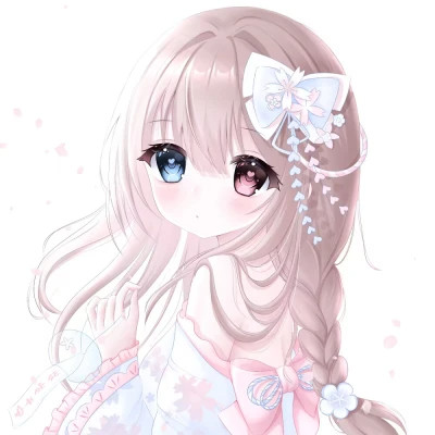 甜美少女可爱萌头像动漫