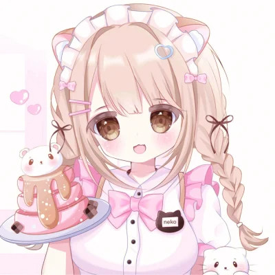 甜美少女可爱萌头像动漫