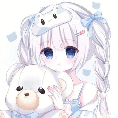 甜美少女可爱萌头像动漫