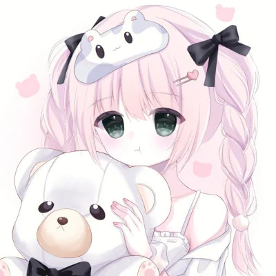 甜美少女可爱萌头像动漫