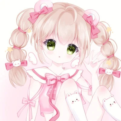 甜美少女可爱萌头像动漫