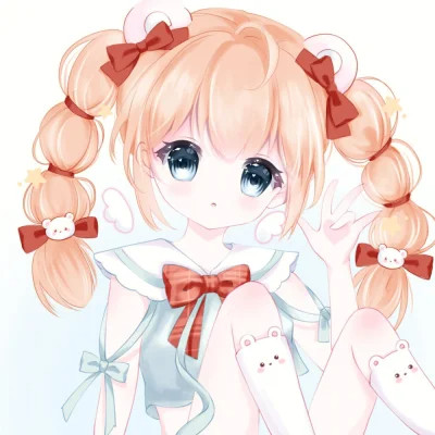 甜美少女可爱萌头像动漫