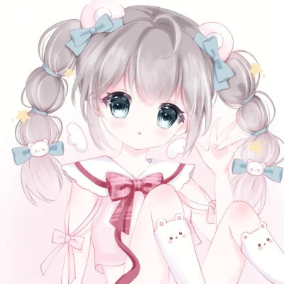 甜美少女可爱萌头像动漫