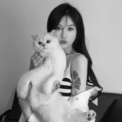 情侣头像高清一男一女黑白