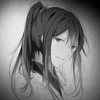 166张黑白古风优质动漫男生头像图片
