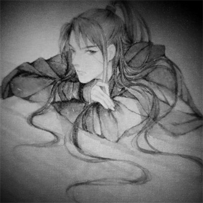 166张黑白古风优质动漫男生头像图片