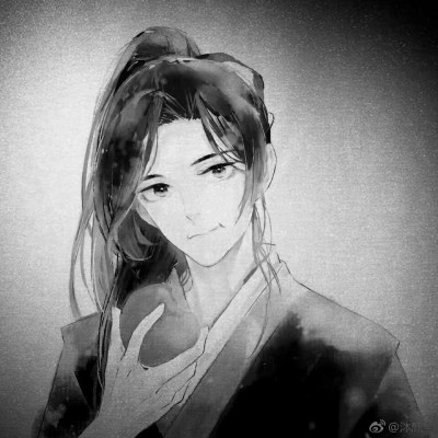 166张黑白古风优质动漫男生头像图片