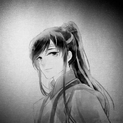 166张黑白古风优质动漫男生头像图片