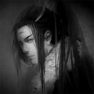 166张黑白古风优质动漫男生头像图片