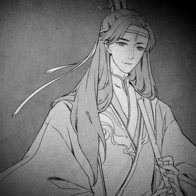 166张黑白古风优质动漫男生头像图片