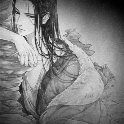 166张黑白古风优质动漫男生头像图片