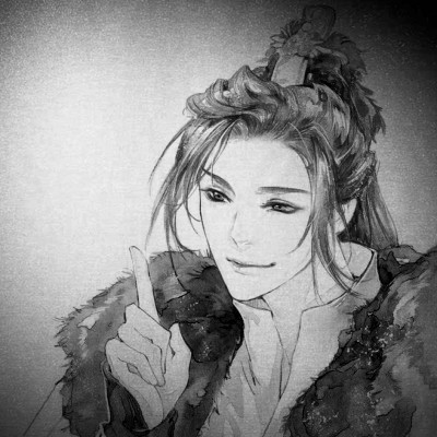 166张黑白古风优质动漫男生头像图片