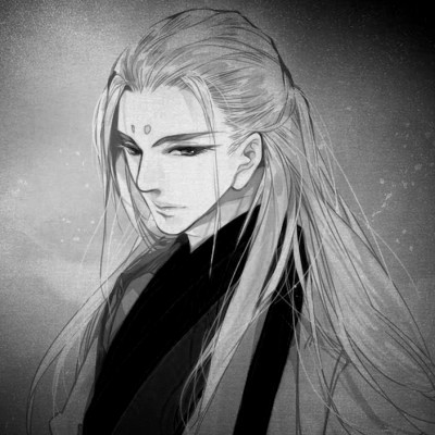 166张黑白古风优质动漫男生头像图片