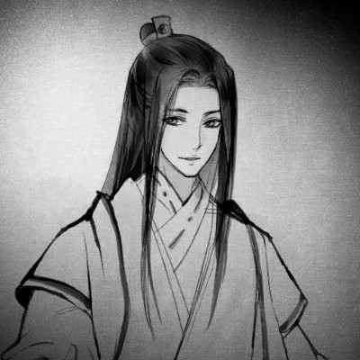 166张黑白古风优质动漫男生头像图片