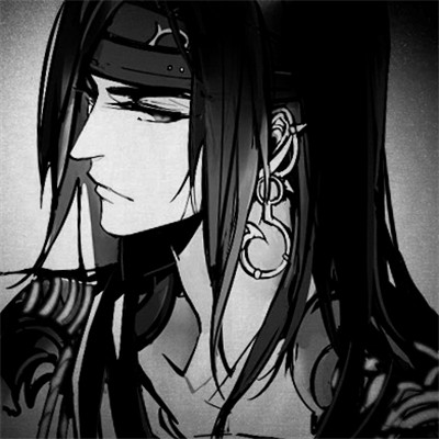 166张黑白古风优质动漫男生头像图片