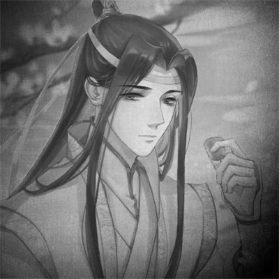 166张黑白古风优质动漫男生头像图片