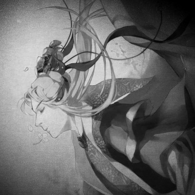 166张黑白古风优质动漫男生头像图片