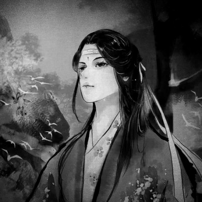 166张黑白古风优质动漫男生头像图片
