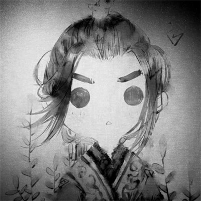 166张黑白古风优质动漫男生头像图片