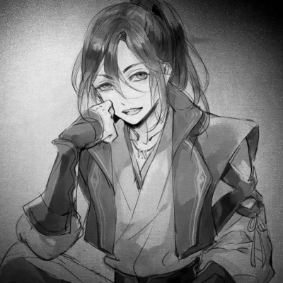 166张黑白古风优质动漫男生头像图片