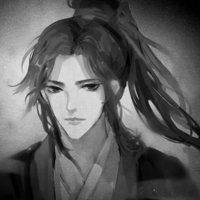 166张黑白古风优质动漫男生头像图片