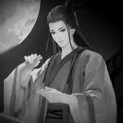 166张黑白古风优质动漫男生头像图片