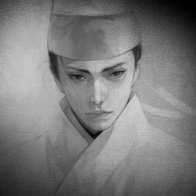 166张黑白古风优质动漫男生头像图片