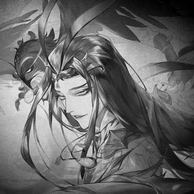 166张黑白古风优质动漫男生头像图片