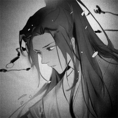166张黑白古风优质动漫男生头像图片