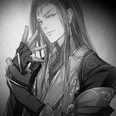 166张黑白古风优质动漫男生头像图片