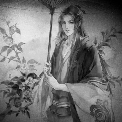 166张黑白古风优质动漫男生头像图片