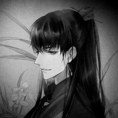 166张黑白古风优质动漫男生头像图片
